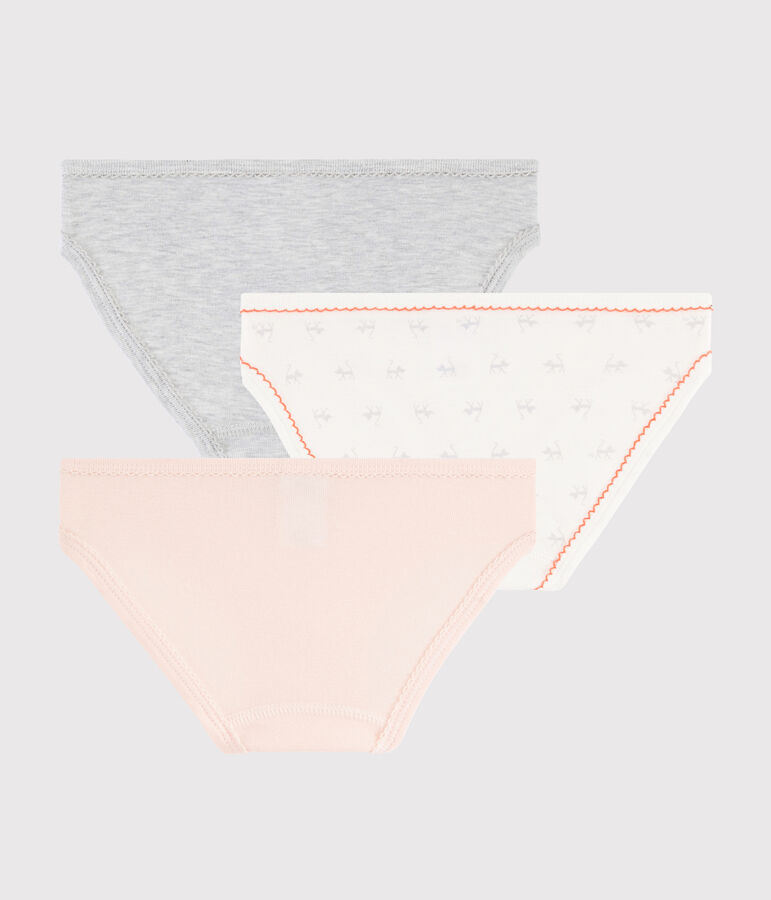 Set mit 3 Unterhosen mit Katzen-Print f&uuml;r kleine M&auml;dchen variante 1