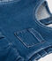 Babykleid aus umweltverträglichem Denim blau BLEU DELAVE