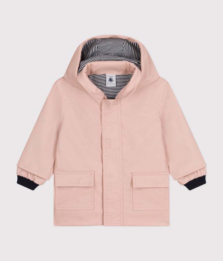 Klassische Baby-Regenjacke rosa