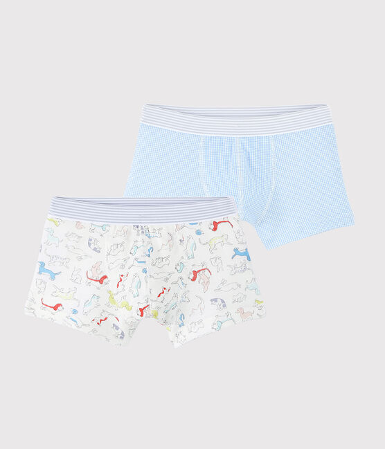 2er-Set Boxershorts aus Bio-Baumwolle mit Tiermotiv für Jungen variante 1