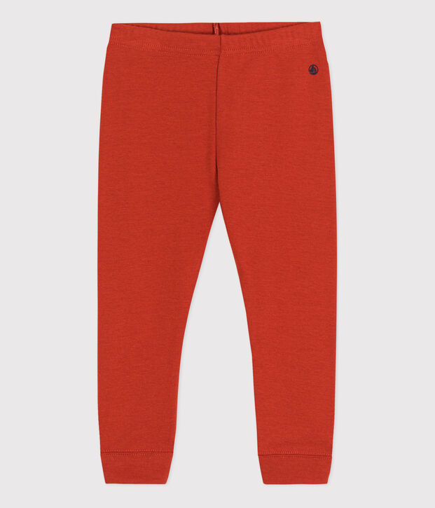 Einfarbige Baby-Leggings aus Baumwolle rot