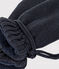 Baby-Fäustlinge aus Strick mit Fleece-Futter blau SMOKING