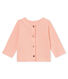 Baby-cardigan aus baumwolle/leinen mädchen