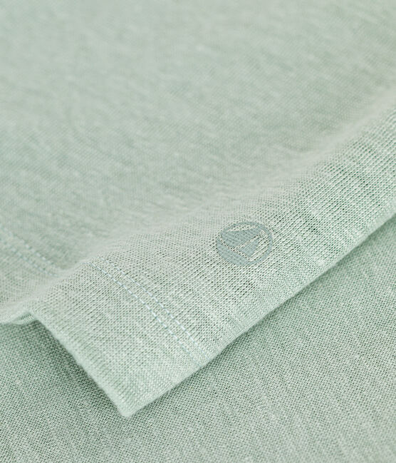 Damen-T-Shirt L'Iconique aus Leinen grün HERBIER