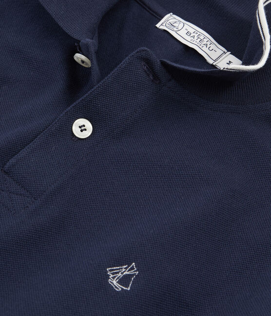 Poloshirt für Herren blau SMOKING