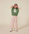 Kinder-Sweatshirt aus Molton für Mädchen PALMERAIE/ MULTICO