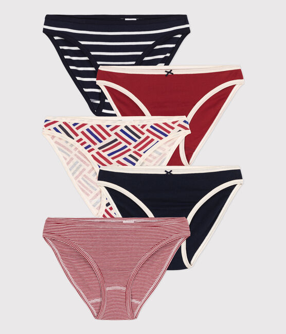5er-Set Slips aus Baumwolle für Damen variante 1