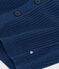 Kinder-Cardigan mit Patentmuster aus Baumwolle für Mädchen blau INCOGNITO