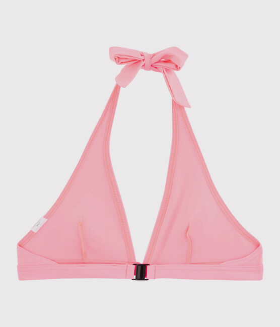 Bikini-Oberteil Damen rosa FLUO ROSE