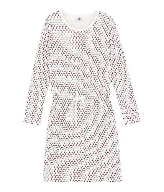 Mädchen Nachthemd weiss MARSHMALLOW/weiss MULTICO