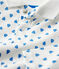 Baby-Body aus Baumwolle. weiss MARSHMALLOW/ RUISSEAU
