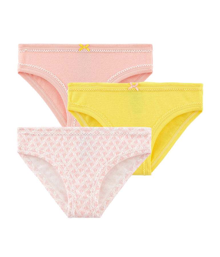 Trio Unterhosen f&uuml;r kleine M&auml;dchen vielfarbig