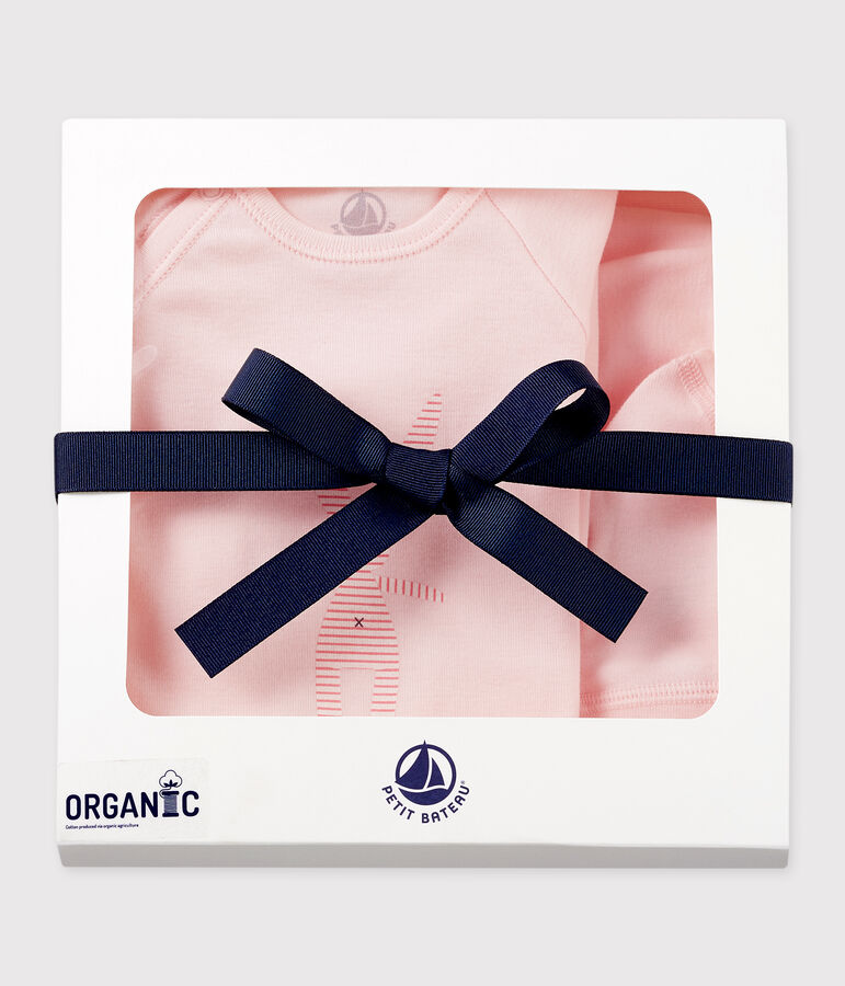 Geschenkset zur Geburt aus Rippstrick variante 1