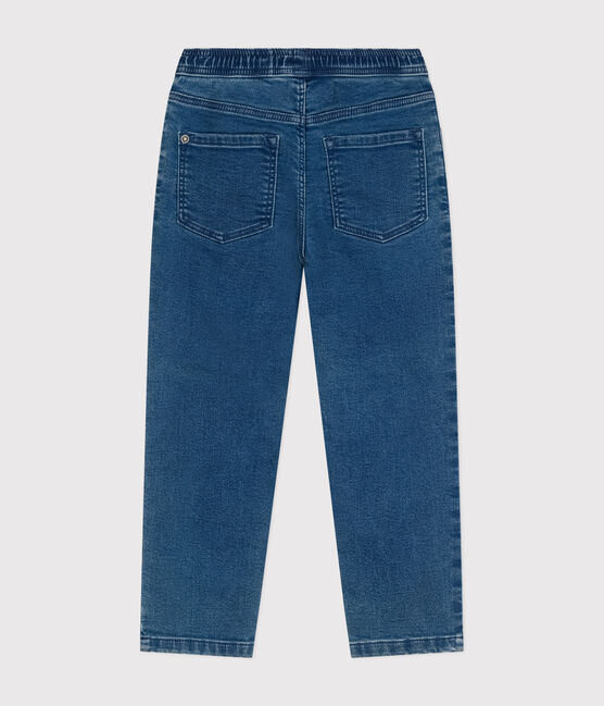 Kinderhose aus Denim in Regular-Fit-Passform für Jungen blau BLEU DELAVE