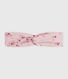 Baby-Stirnband aus Popeline mit Blumenmuster