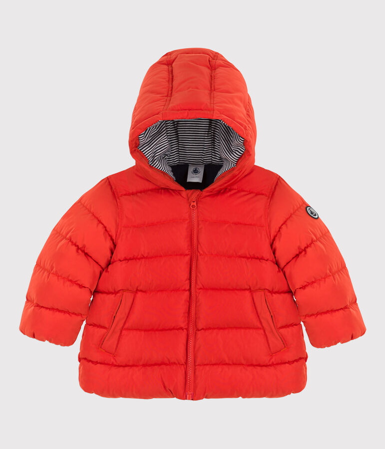 Recycelter Baby-Anorak orange