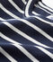 gestreiftes damen-kurzarmshirt blau SMOKING/weiss MARSHMALLOW