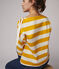 Marineshirt für Damen gelb TEHONI/weiss MARSHMALLOW