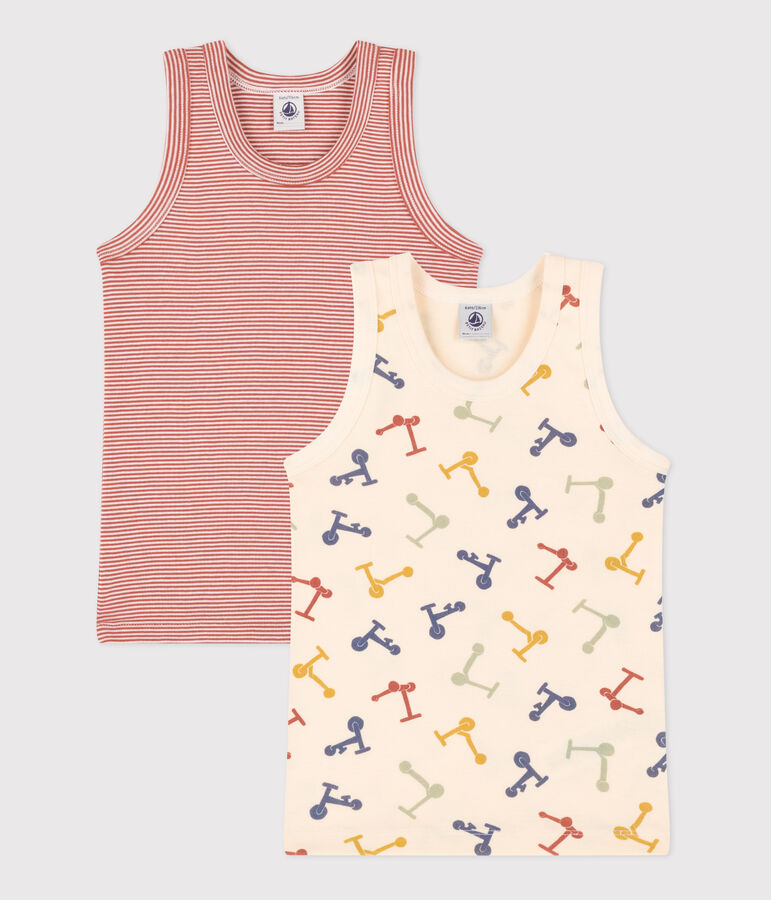 2er-Set Kinder-Tanktops aus Baumwolle variante 1