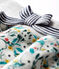 Baby-Hose aus bedrucktem Molton für Mädchen grau BELUGA/weiss MULTICO CN