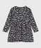 Langärmeliges Kleid mit Printmotiv für Mädchen blau SMOKING/ AVALANCHE