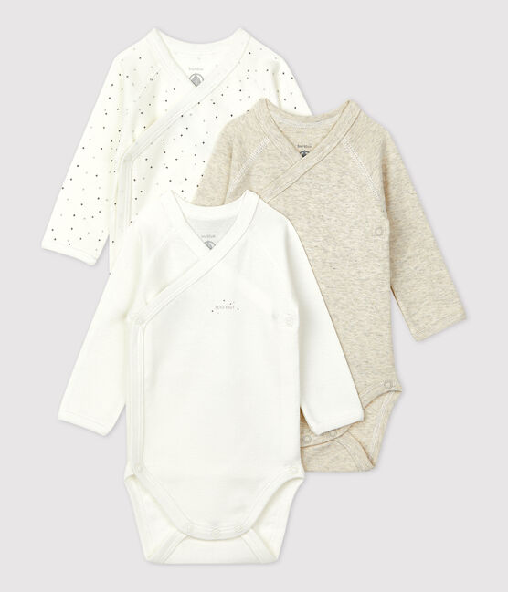 3er-Set Baby-Bodys aus Bio-Baumwolle variante 1