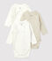 3er-Set Baby-Bodys aus Bio-Baumwolle variante 1