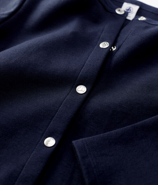 Cardigan aus Baumwolle für Mädchen blau SMOKING
