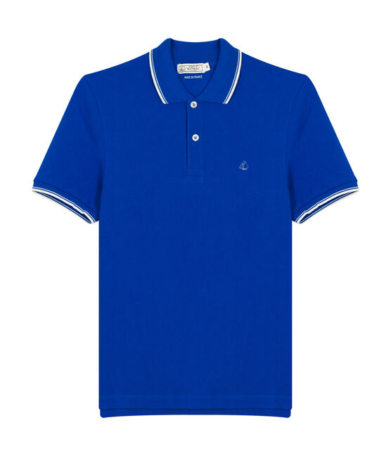 Kurzärmeliges poloshirt herren blau PERSE