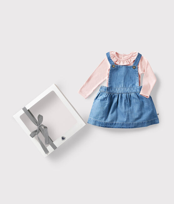 Baby-Geschenkset: Body und Kleid variante 1