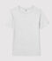 T-Shirt L’ICONIQUE aus Baumwolle mit rundem Ausschnitt für Damen grau BELUGA CHINE
