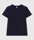 Damen T-Shirt Le Droit aus einfarbiger Baumwolle