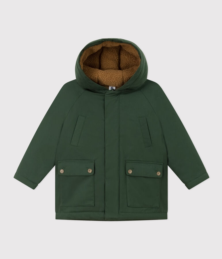Parka f&uuml;r Kinder M&auml;dchen/Jungen gr&uuml;n