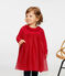 Langärmeliges Babykleid aus Materialmix für Mädchen rot TERKUIT/gelb OR