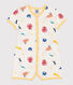 Baby-Kurzoverall aus Baumwolle mit Meerestieren