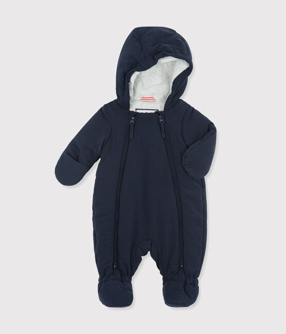 Baby-Schneeanzug aus Mikrofaser Mädchen/Jungen blau ABYSSE