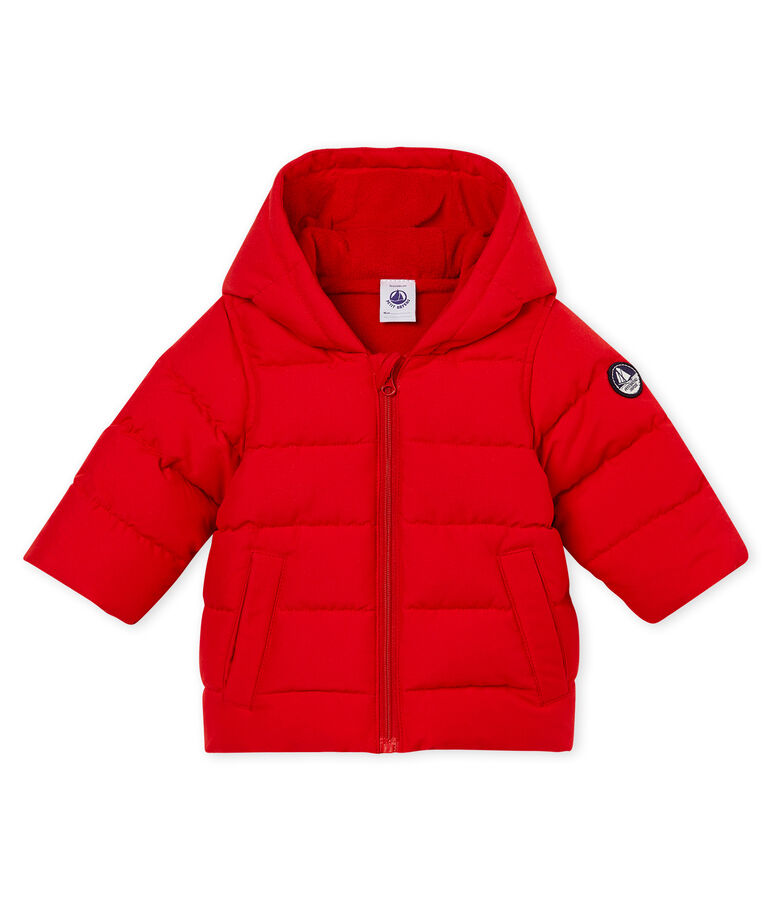 Baby Jungen Winterjacke aus Mikrofaser rot TERKUIT