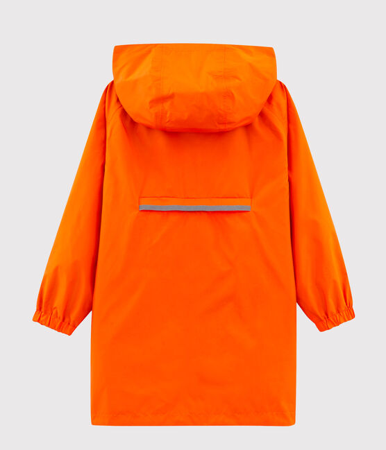 Winddichte Kinder-Wendejacke Unisex orange CAROTTE/blau FONTAINE
