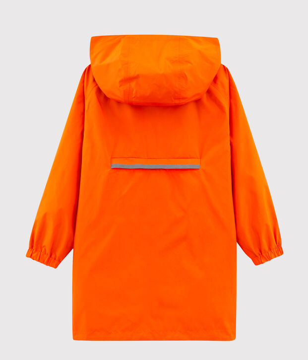 Winddichte Kinder-Wendejacke Unisex orange/blau