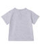 Bedrucktes Baby-Jungen-T-Shirt grau POUSSIERE CHINE