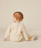 Baby-Sweatshirt aus Molton naturfarben