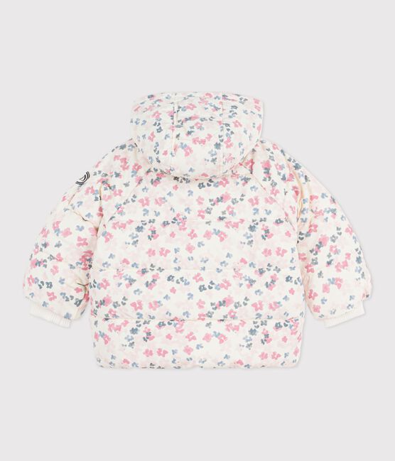 Gemusterte Baby-Winterjacke MILK/ MULTICO
