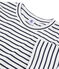 Damen-T-Shirt weiss MARSHMALLOW/blau SMOKING