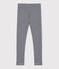 Kinder-Leggings aus Doppeljersey für Mädchen blau MEDIEVAL/ MONTELIMAR