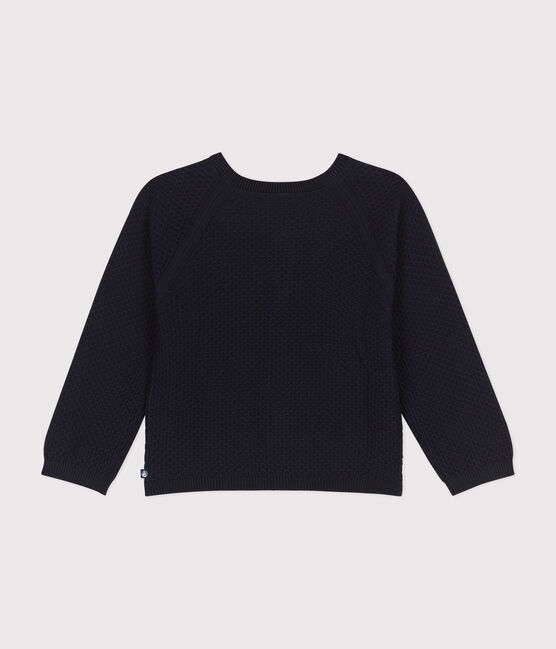Cardigan aus Baumwolle Kinder/Mädchen blau SMOKING