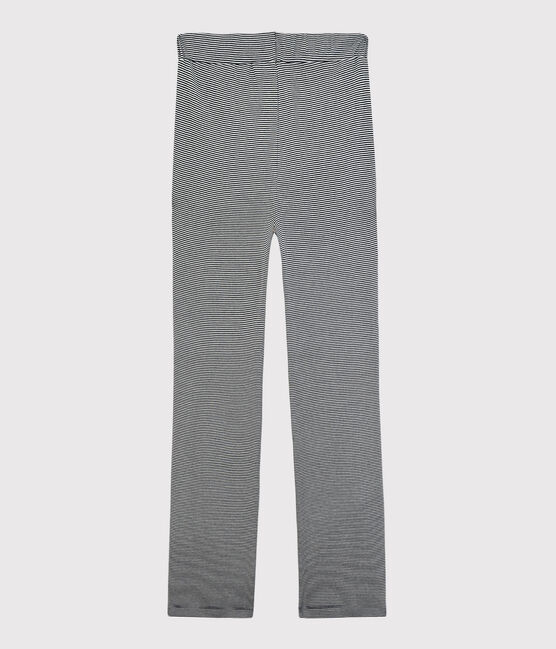 Damenhose aus BIO-Baumwolle blau SMOKING/weiss MARSHMALLOW