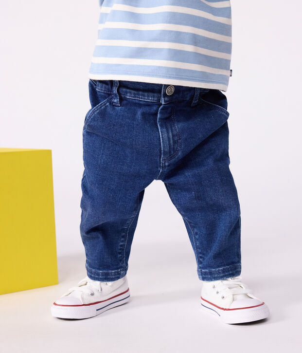 Baby-Hose aus Denim blau