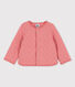 Baby-Cardigan aus gestepptem Doppeljersey