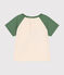 Kurzärmeliges Baby-T-Shirt aus feinem Jersey AVALANCHE/ PALMERAIE
