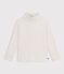 Kinder-Rollkragenshirt aus einfarbiger Baumwolle MONTELIMAR CHINE